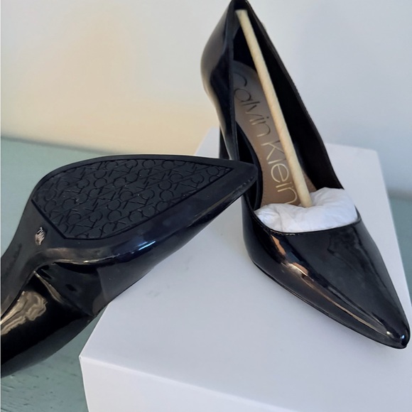 Calvin Klein Shoes - Calvin Klein Glossy Black Heels
